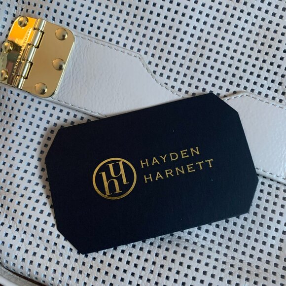 New Hayden Harnett Cream Leather Crossbody Bag - Picture 3 of 5